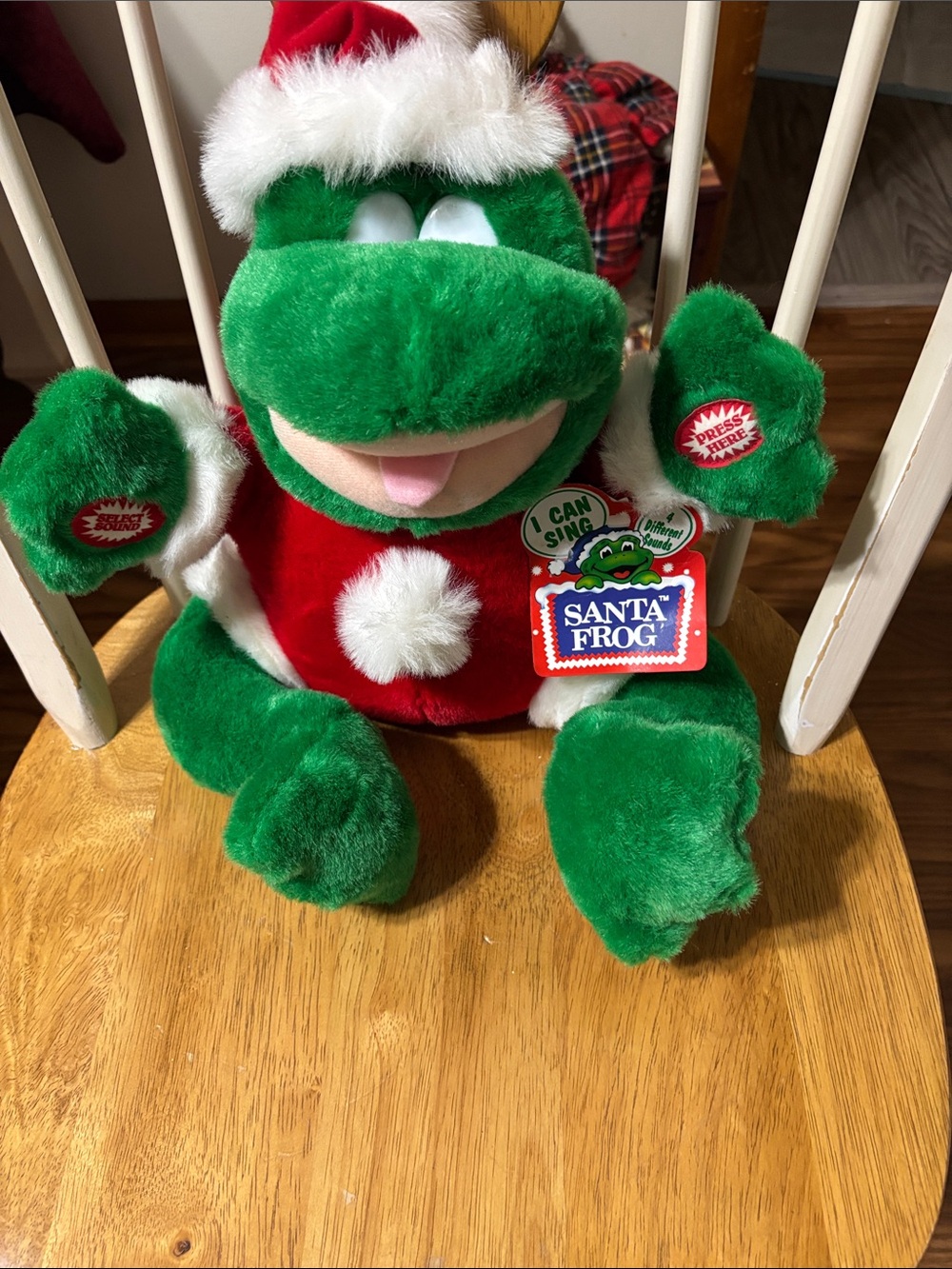 Plush Holiday Singing Toy - Green
